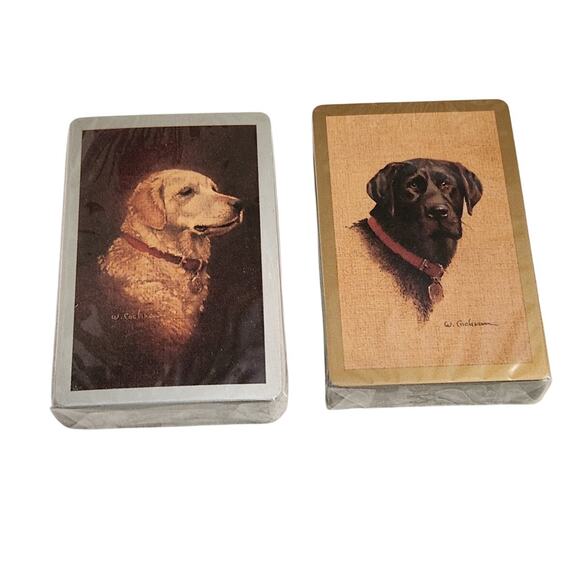 Vintage Congress Playing Cards Labrador Retriever Dog Lab Sealed‎ Decks - Picture 3 of 4